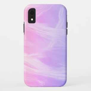 Capa Para iPhone Da Case-Mate Nuvens coloridas do rosa da pintura a óleo do