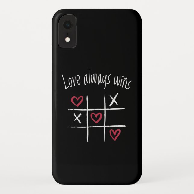 Capa Para iPhone, Case-Mate O amor sempre ganha (Verso)
