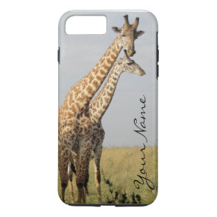 Capa Para iPhone Da Case-Mate O caso positivo do iPhone 7 da família do girafa