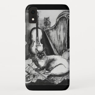Capa Para iPhone Da Case-Mate O CAT MUSICAL, CORUJA, VIOLINO, HARP a música