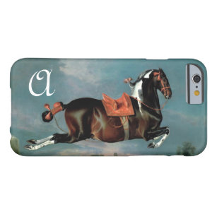 Capa Barely There Para iPhone 6 O Cavalo Piebaldo "Ceheroína", Monograma em Criaçã