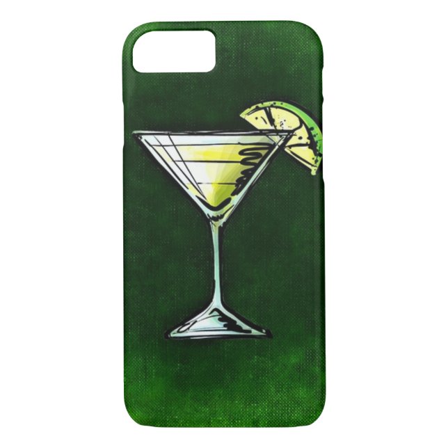 Capa Para iPhone, Case-Mate O coquetel verde abcina (Verso)