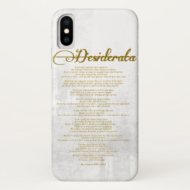 Capa Para iPhone, Case-Mate O Desiderata "Coisas Desejadas" (Verso)