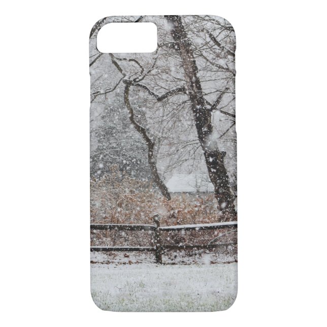 Capa Para iPhone, Case-Mate O dia de inverno nevado (Verso)