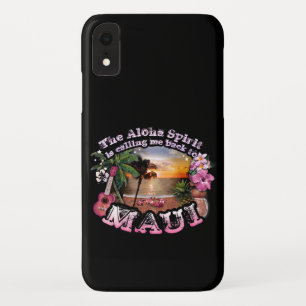 Capa Para iPhone XR O Espírito Aloha está me chamando de volta para Ma