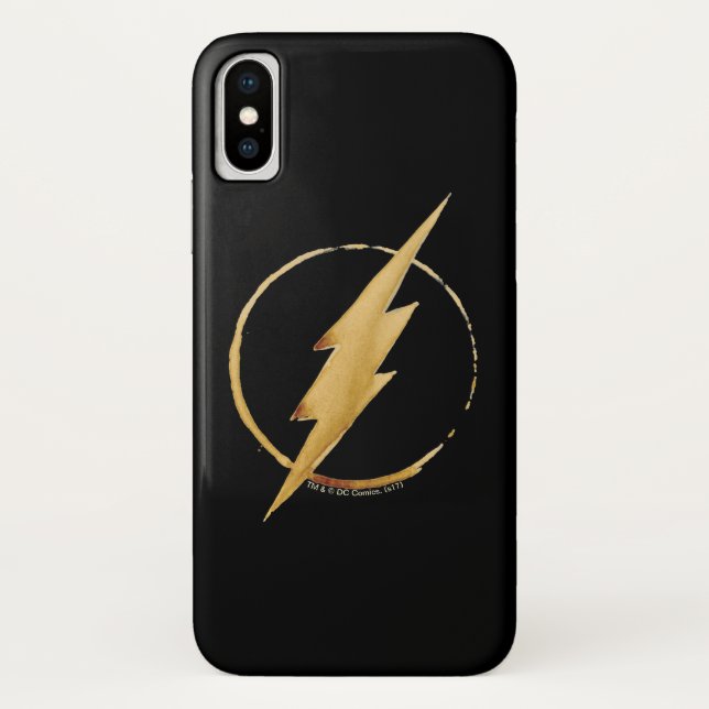 Capa Para iPhone, Case-Mate O Flash | Emblema do tórax amarelo (Verso)