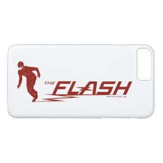 Capa iPhone 8 Plus/7 Plus O Flash | Logotipo do Super Hero Name