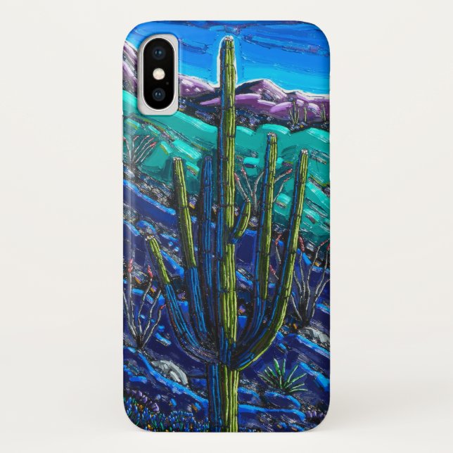 Capa Para iPhone, Case-Mate O gigante do iPhone 10 do Saguaro (Verso)