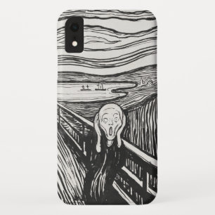 Capa Para iPhone Da Case-Mate O Gritar de Edvard Munch Black and White