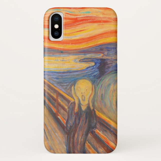 Capa Para iPhone, Case-Mate O Grito de Edvard Munch (Verso)