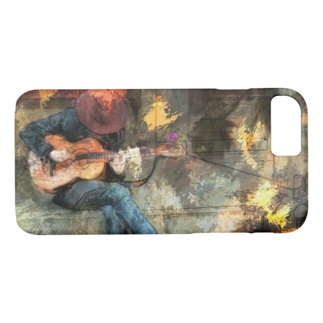 Capa Para iPhone, Case-Mate O Homem de Violão (Verso (Horizontal))