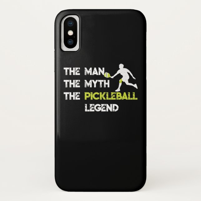Capa Para iPhone, Case-Mate O Homem O Mito A Lenda Do Pickleball (Verso)