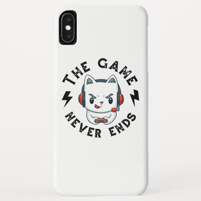 Capa Para iPhone, Case-Mate O jogo nunca acaba (Verso)