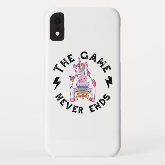 Capa Para iPhone, Case-Mate O jogo nunca acaba (Verso)