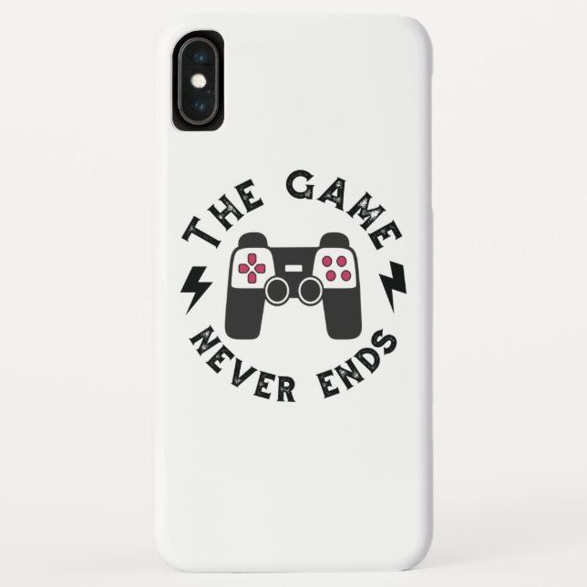 Capa Para iPhone, Case-Mate O jogo nunca acaba (Verso)