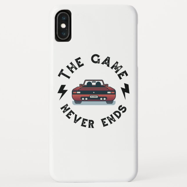 Capa Para iPhone, Case-Mate O jogo nunca acaba (Verso)