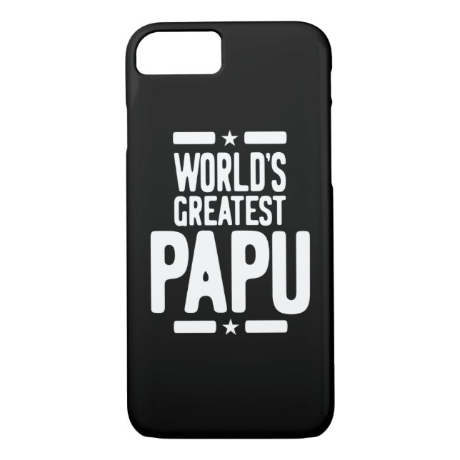 Capa Para iPhone, Case-Mate O maior padre Papu do mundo doado (Verso)