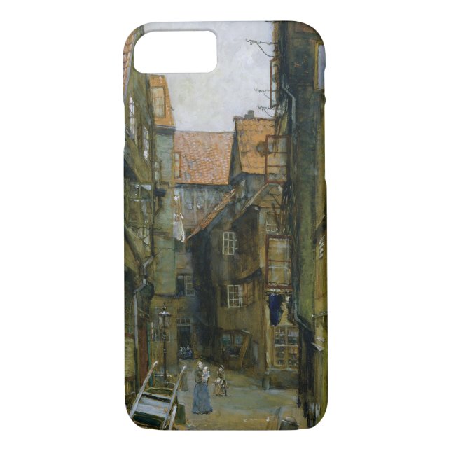 Capa Para iPhone, Case-Mate O Matthiasstrasse em Hamburgo, 1891 (Verso)