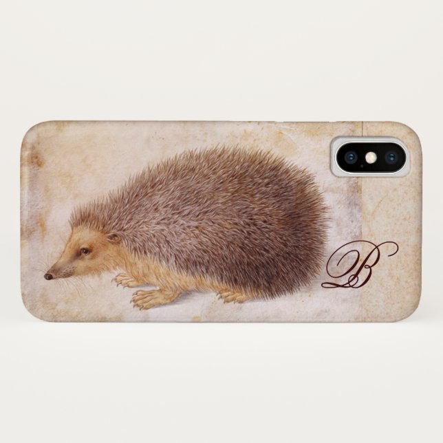 CAPA PARA iPhone, Case-Mate  O MONOGRAMA HEDGEHOG (Verso (Horizontal))