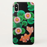 Capa Para iPhone Da Case-Mate O Papel Koi Pond<br><div class="desc">Imagem artística colorida de papel de peixes koi laranja com lírios-d'água</div>