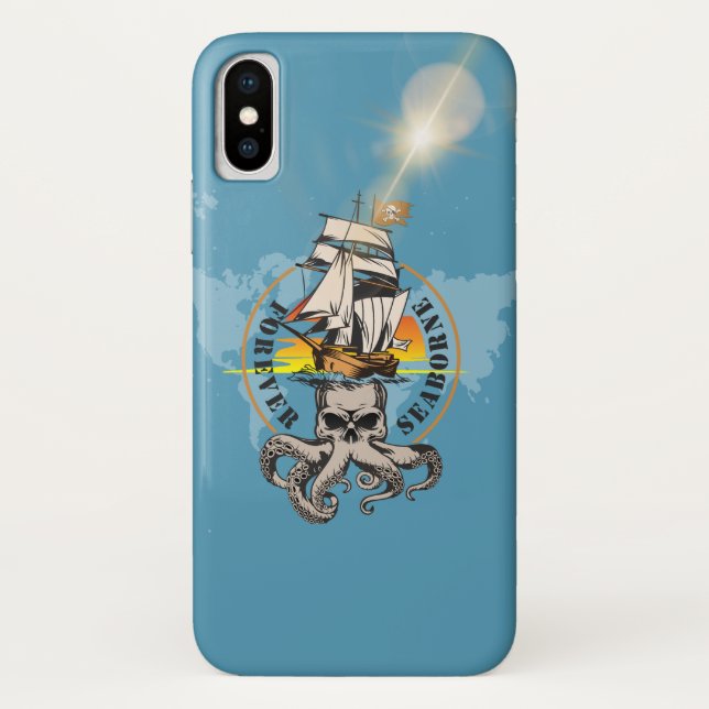 Capa Para iPhone, Case-Mate O Pirato de Seaborne | (Verso)