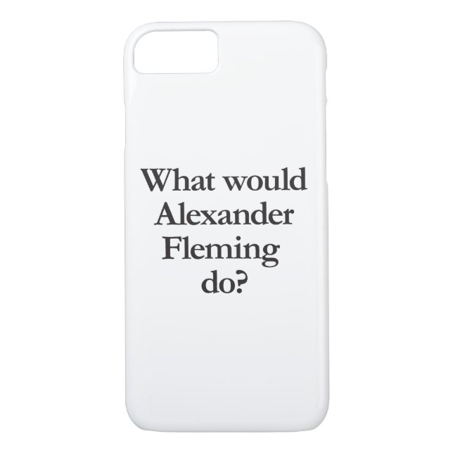 Capa Para iPhone, Case-Mate o que faria alexander fleming (Verso)