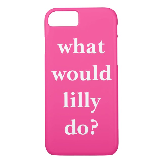 Capa Para iPhone, Case-Mate O Que Lilly Faria? (Verso)