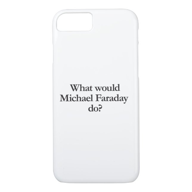 Capa Para iPhone, Case-Mate o que michael faraday faria (Verso)