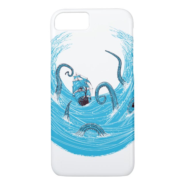 Capa Para iPhone, Case-Mate O redemoinho Phonecase de Kraken (Verso)
