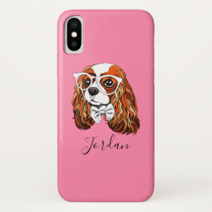 Capa Para iPhone Da Case-Mate O retrato descuidado do Spaniel de rei Charles