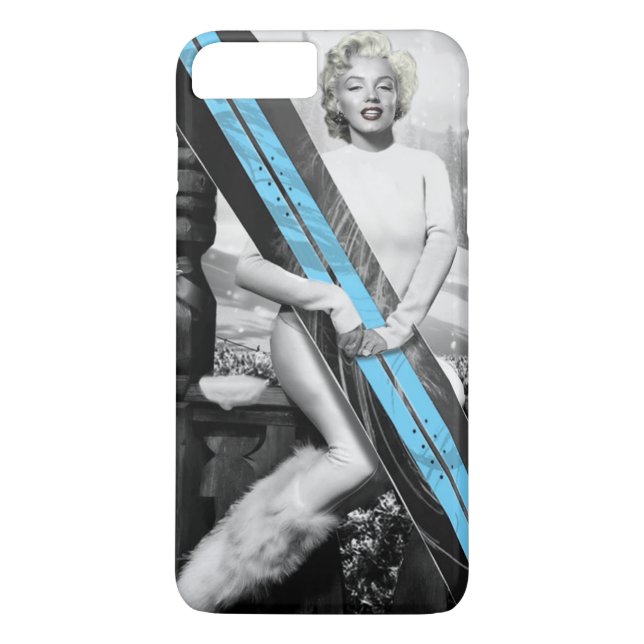 Capa Para iPhone, Case-Mate O Snowboard de Marilyn (Verso)