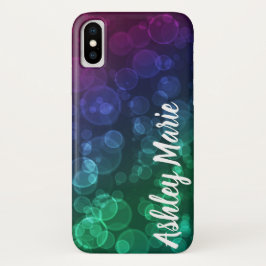 Capa Para iPhone Da Case-Mate O tom personalizado Bokeh da jóia borbulha debaixo
