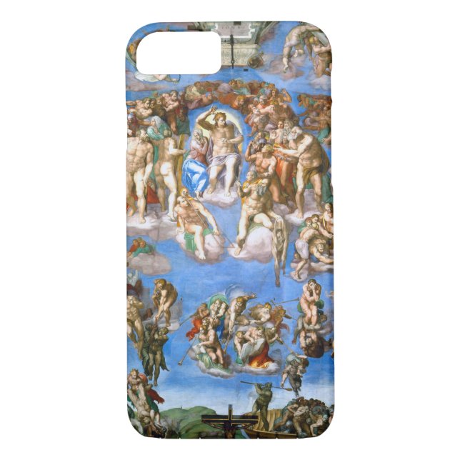 Capa Para iPhone, Case-Mate O Último Acórdão, Michelangelo, 1536-1541 (Verso)