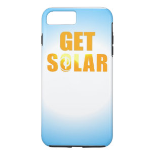Capa iPhone 8 Plus/7 Plus Obtenha o Logotipo Solar para o Telefone Energéti