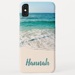 Capa Para iPhone Da Case-Mate Ocean Beach Shore Adicione Seu Nome