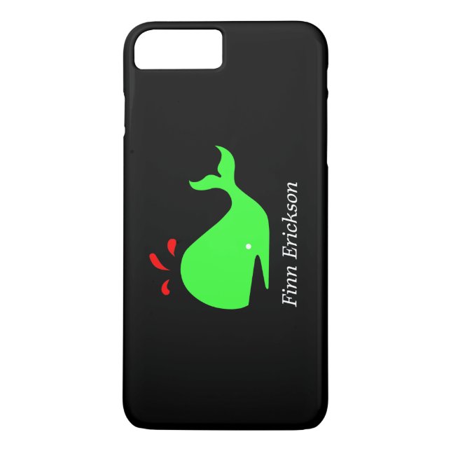 Capa Para iPhone, Case-Mate Ocean Glow_Big Spouty Baleia_personalizada (Verso)