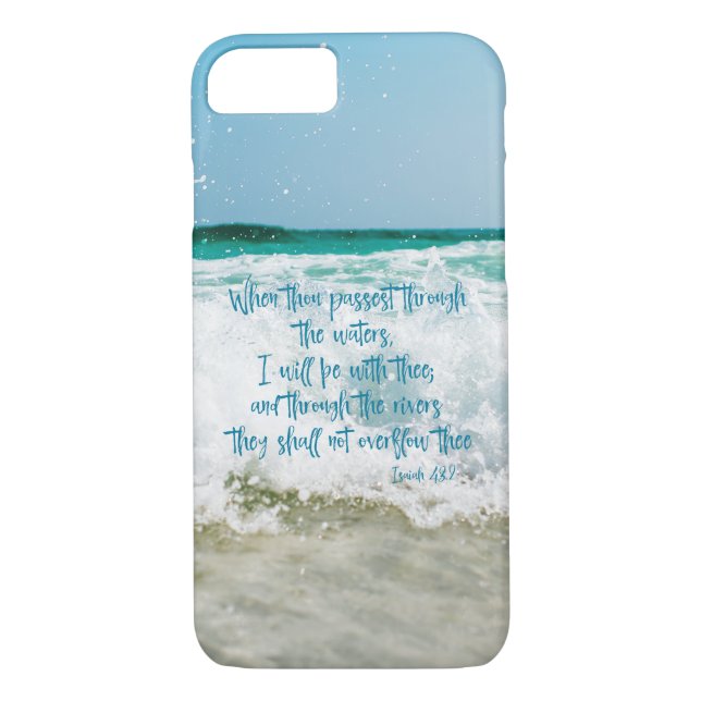 Capa Para iPhone, Case-Mate Oceano com Bíblia de Isaiah Verse (Verso)