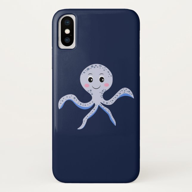 Capa Para iPhone, Case-Mate Octopus sob o padrão das crianças do mar (Verso)