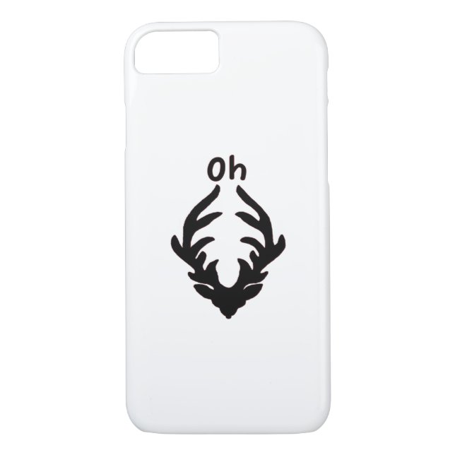 Capa Para iPhone, Case-Mate Oh Deer Artistic Clean Style  (Verso)