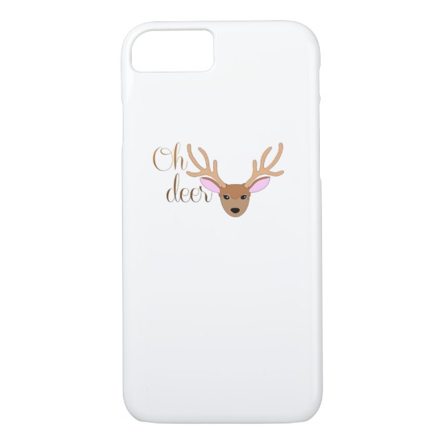 Capa Para iPhone, Case-Mate Oh Deer Artistic Style  (Verso)