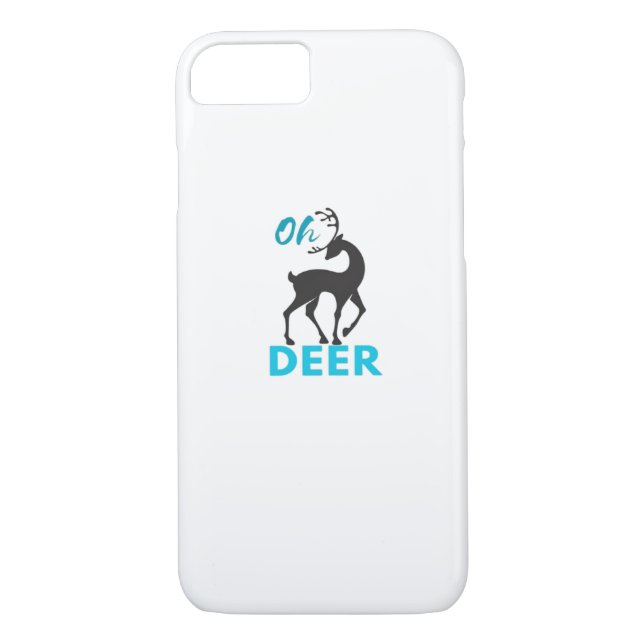 Capa Para iPhone, Case-Mate Oh Deer Minimal Design  (Verso)
