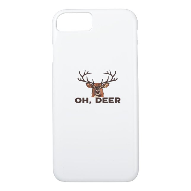 Capa Para iPhone, Case-Mate Oh Deer Modern Clean Design  (Verso)
