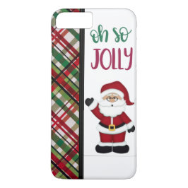 Capa iPhone 8 Plus/7 Plus Oh, então Papai noel de Jolly