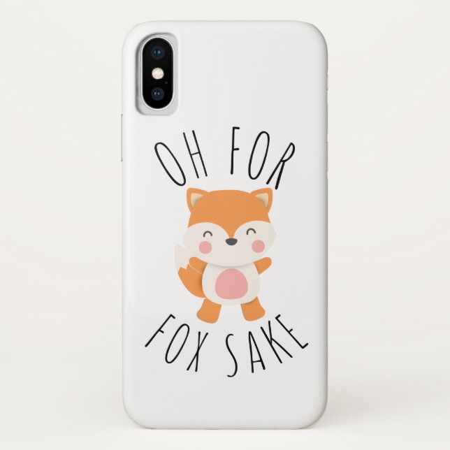 Capa Para iPhone, Case-Mate Oh para Fox Sake (Verso)