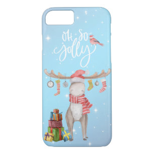 Capa iPhone 8/ 7 Oh So Jolly - Feliz Chris Moose