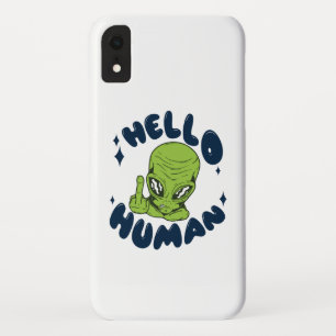 Capa Para iPhone Da Case-Mate Olá humano alienígena engraçado