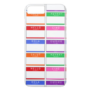 Capa Para iPhone Da Case-Mate Olá Nome de etiqueta Colorida Meu Nome É Hola Ci
