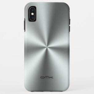 Capa Para iPhone Da Case-Mate Olhar de aço inoxidável do falso de prata metál