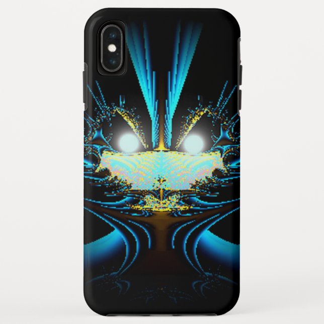 Capa Para iPhone, Case-Mate Olhos Brilhantes Criatura Azul Luminosa  (Verso)