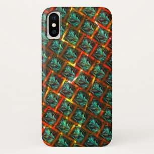 Capa Para iPhone Da Case-Mate "Olhos de moldura" azuis, quadrados, arranhados ou